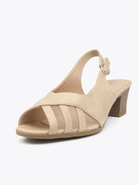 Joya Beige Heels