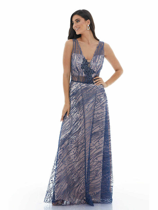 RichgirlBoudoir Maxi Dress for Wedding / Baptism Blue