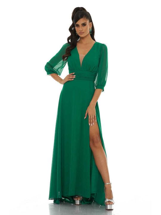 RichgirlBoudoir Maxi Dress for Wedding / Baptism Green