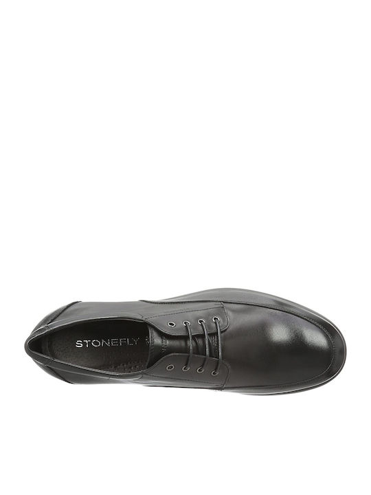 SMART 6 Leder Herren Freizeitschuhe Schwarz
