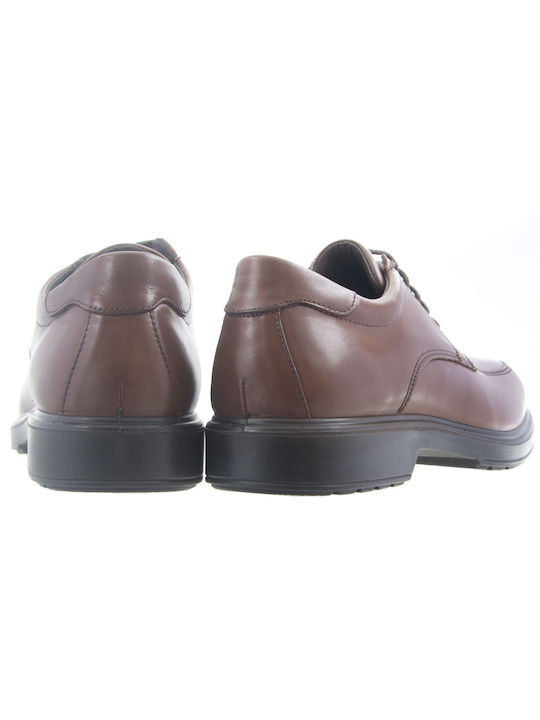 Imac Men's Leather Casual Shoes Brown