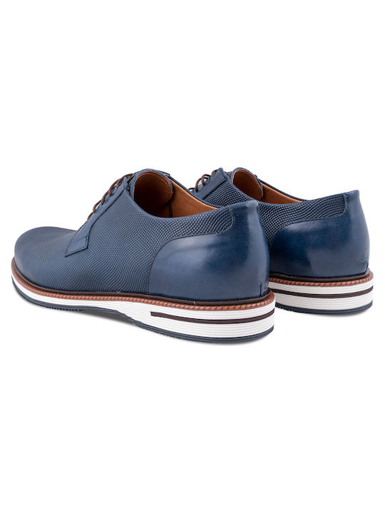 Raymont Leder Herren Freizeitschuhe Blau