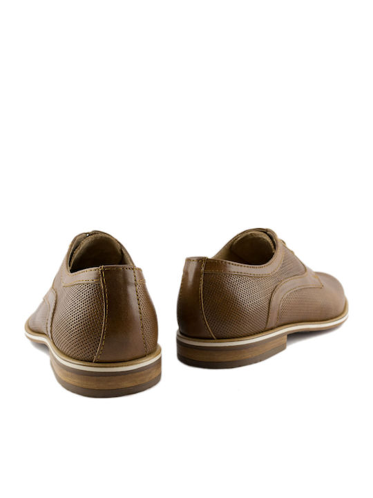 Men's Leather Casual Shoes Tabac Brown