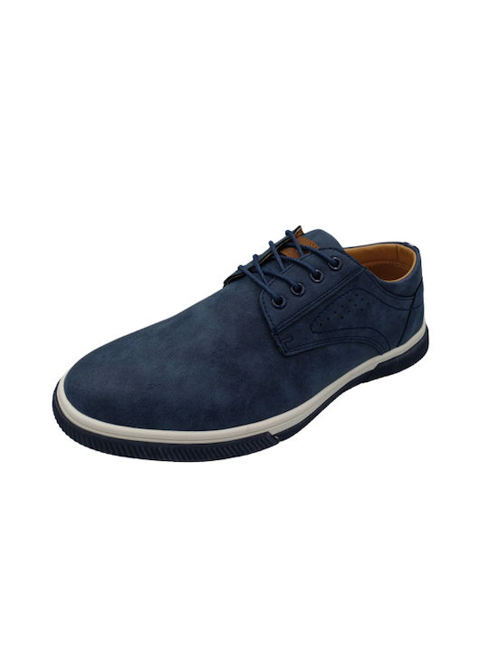 Cockers Men's Synthetic Leather Casual Shoes Blue