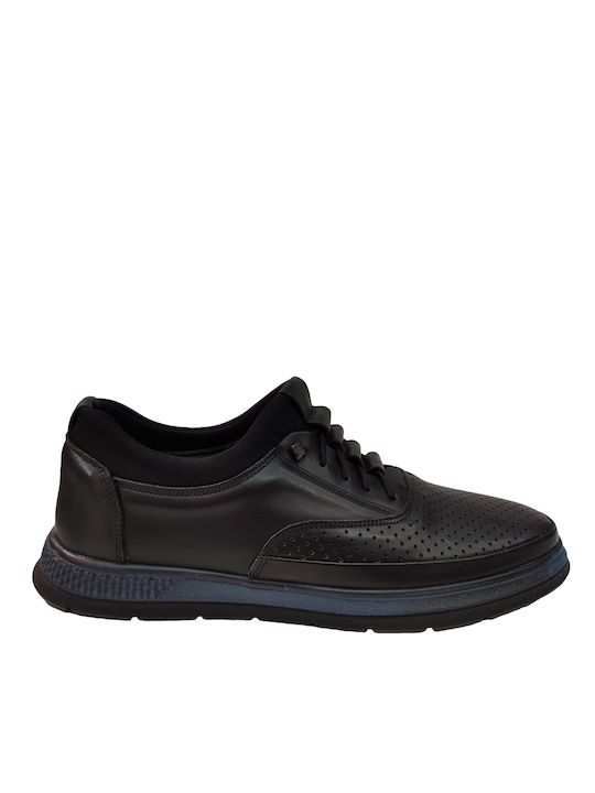 Cockers Men's Leather Casual Shoes Black