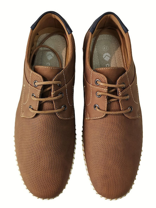 Leder Herren Freizeitschuhe Anatomisch Tabac Braun