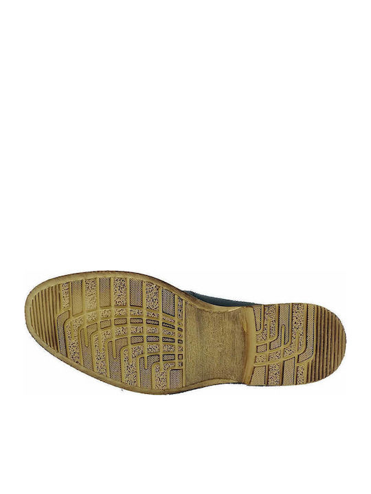 Men's Leather Casual Shoes Blue