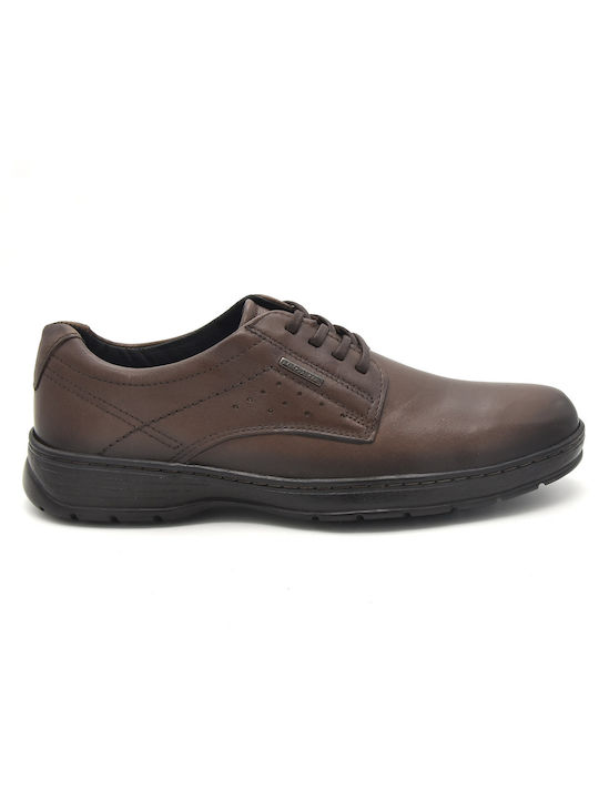 Pegada Men's Anatomic Leather Casual Shoes Brown