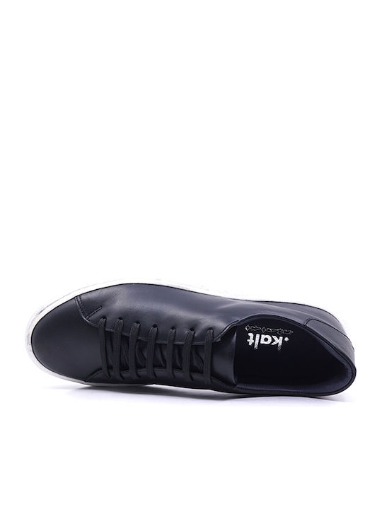 Leder Herren Freizeitschuhe Schwarz