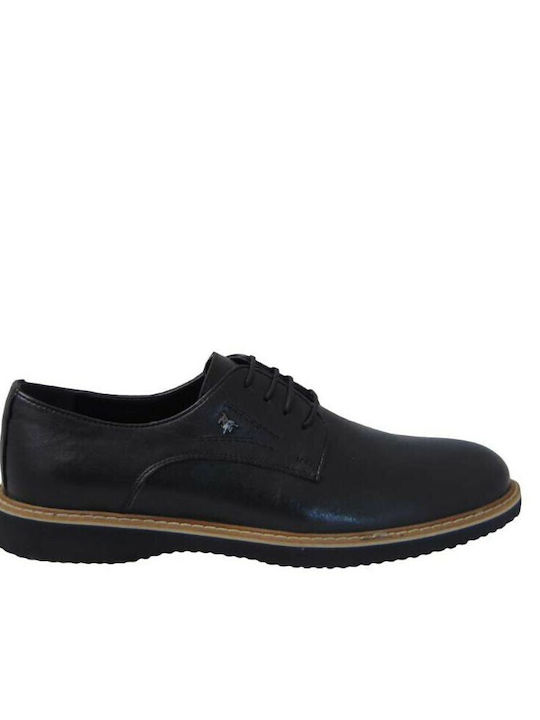 TsimpolisShoes Men's Leather Casual Shoes Black