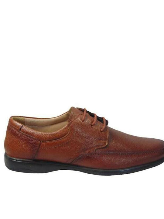 TsimpolisShoes Men's Leather Casual Shoes Tabac Brown