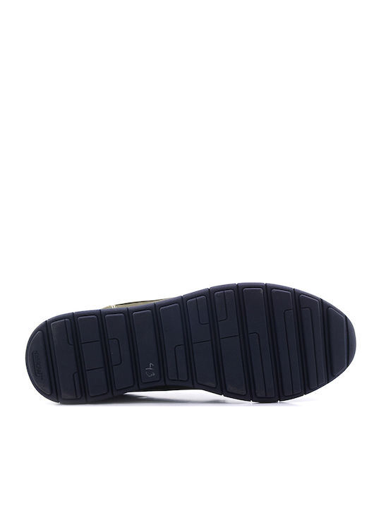 Leder Herren Freizeitschuhe Grün