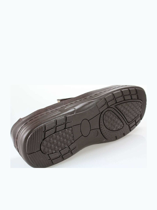 Men's Synthetic Leather Casual Shoes Brown