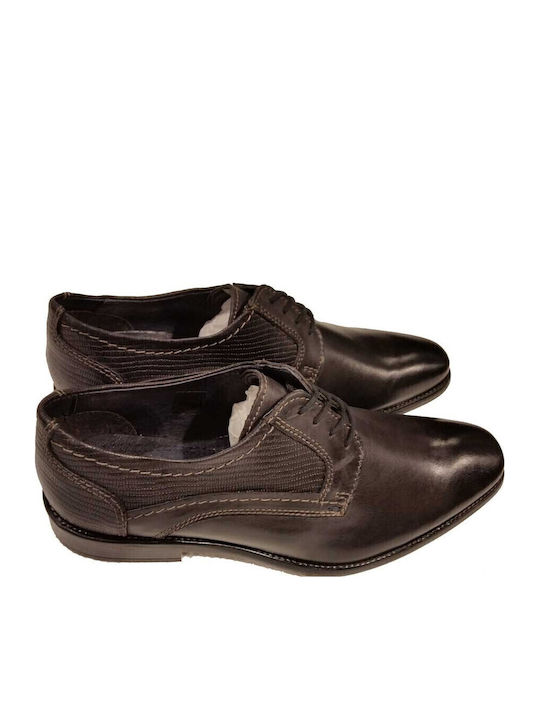 Txt Fashion Shoes Δερμάτινα Ανδρικά Casual Παπούτσια Μαύρα
