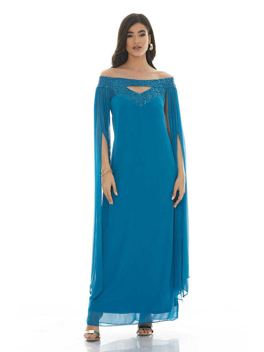 RichgirlBoudoir Καλοκαιρινό Maxi Φόρεμα Μπλε
