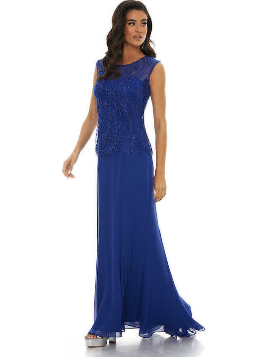 Maxi Dress for Wedding / Baptism Blue
