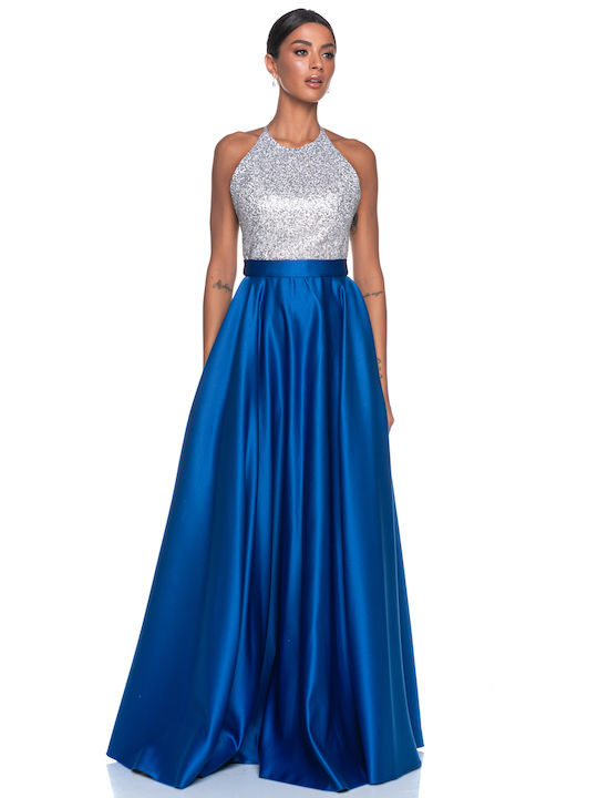 RichgirlBoudoir Maxi Dress for Wedding / Baptism Blue