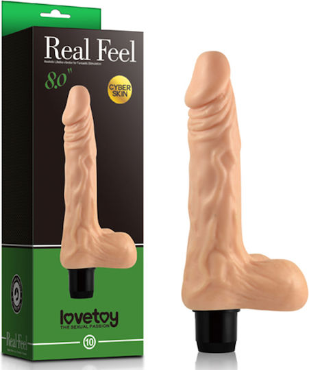 Lovetoy Real Feel Cyber Skin Реалистичен Вибратор 20.3см Плът