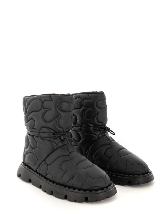 Ash Women's Platform Ankle Boots Black