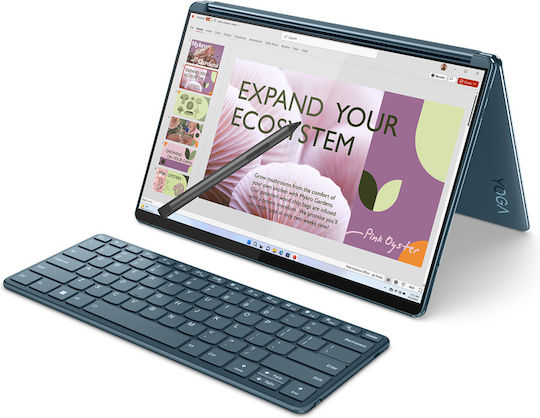 Lenovo Yoga Book 9 13IRU8 13.3" OLED Touchscreen (i7-1355U/16GB/1TB SSD/W11 Home) Tidal Teal (US Keyboard)