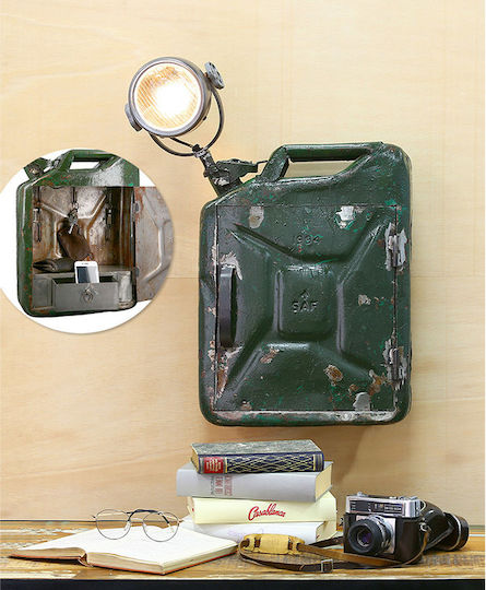 SPECIAL OBJECTS Διακοσμητικό Φωτιστικό "Petrol Can" E27 45x18x46εκ.