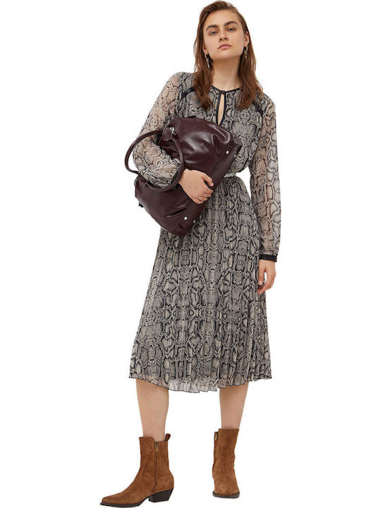 Rochie Midi Gri