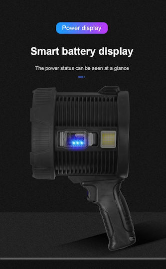 Επαναφορτιζόμενος Προβολέας Χειρός LED IPX5