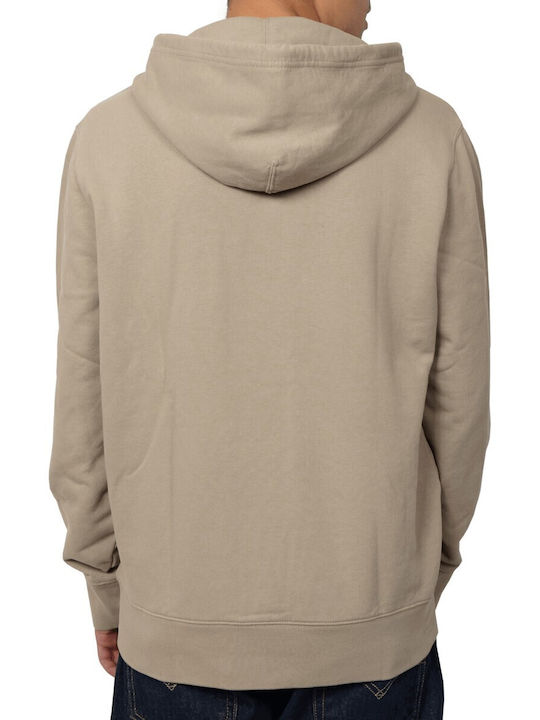 Levi's Men's Sweatshirt with Hood Beige