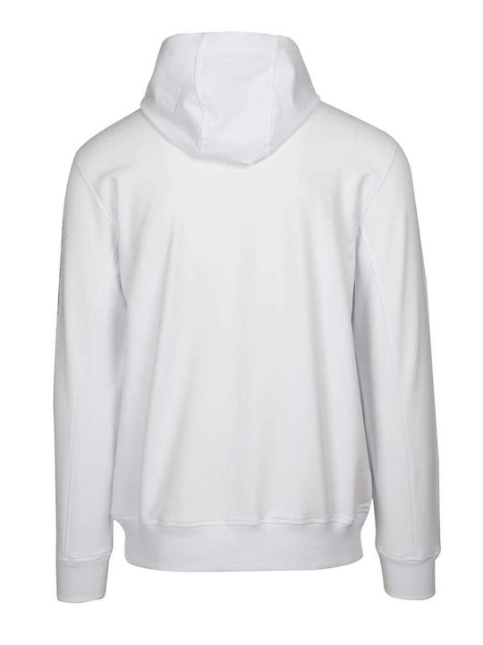 Paul & Shark Men's Sweatshirt Jacket with Hood White