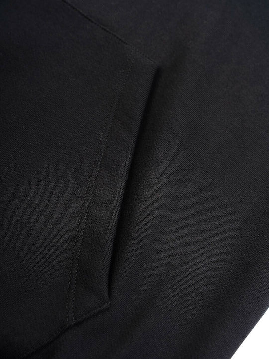 Sweatshirt with Hood Black