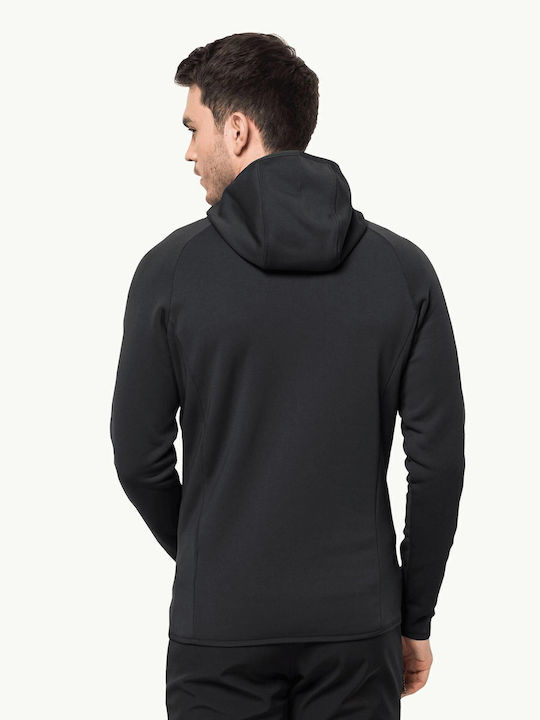 Jack Wolfskin Black with Hood