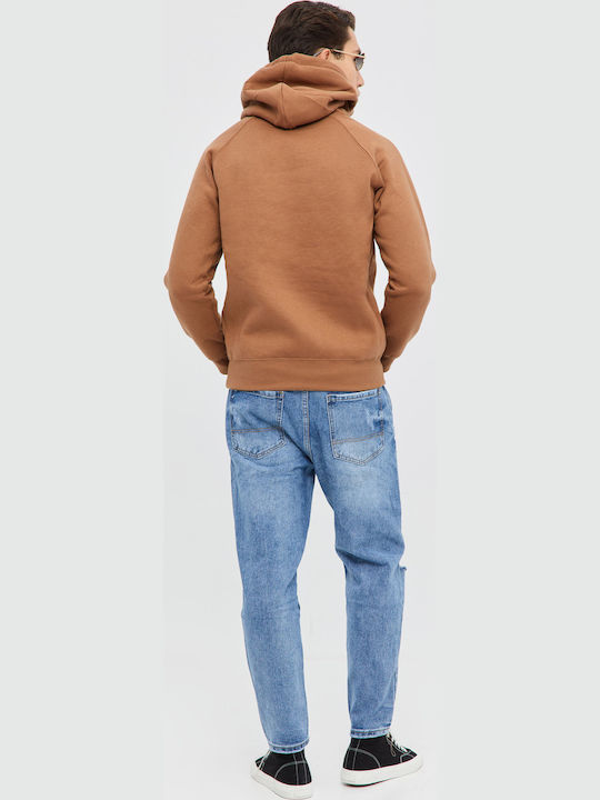 Sweatshirt with Hood Brown