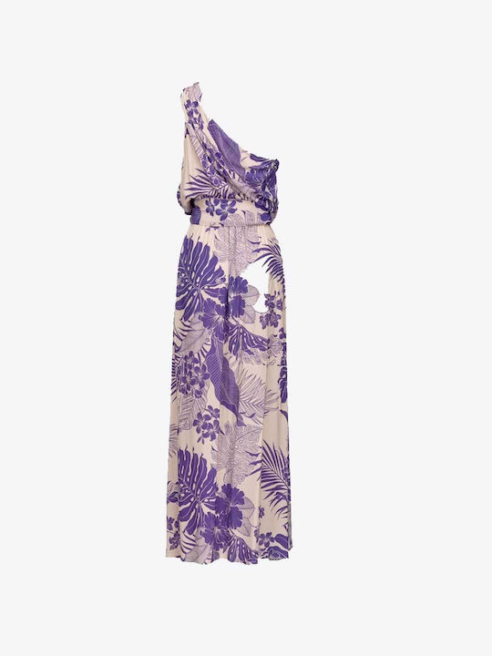 Pinko Summer Mini Dress Purple