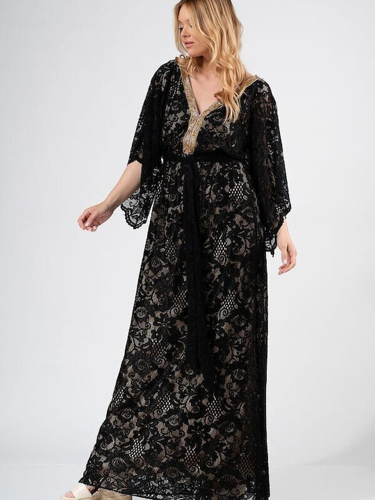 Bellino Summer Maxi Dress Black