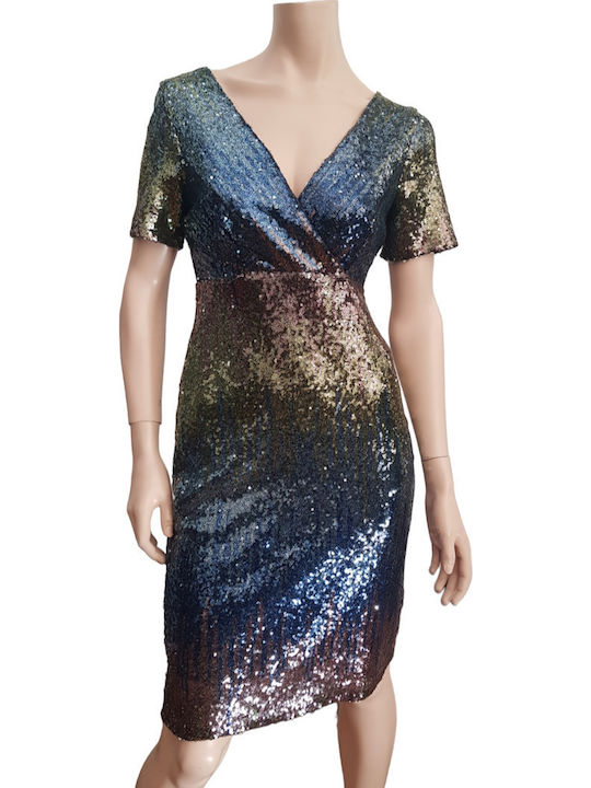 Summer Mini Evening Dress Wrap