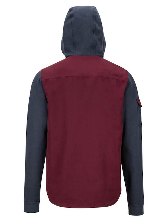 Marmot Hoody Herren Jacke Lässig Burgundisch