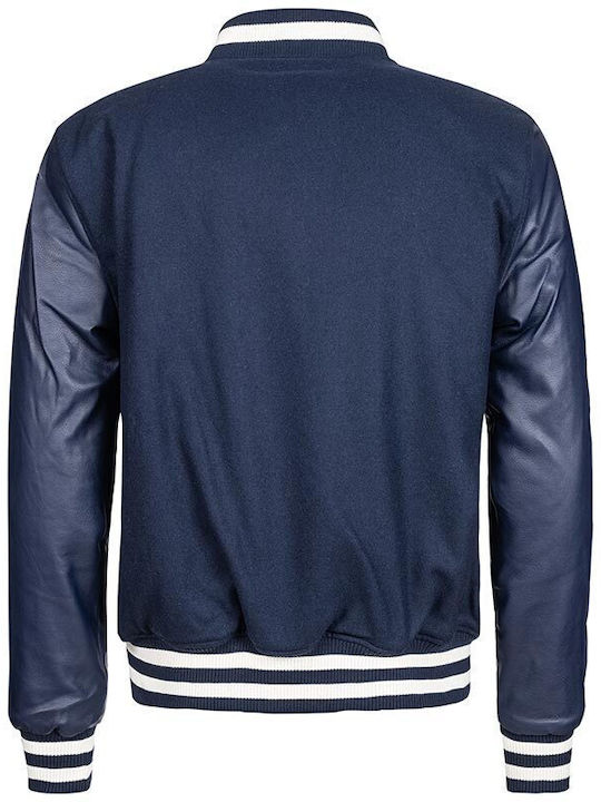 Benlee Herren Jacke Bomber Marineblau