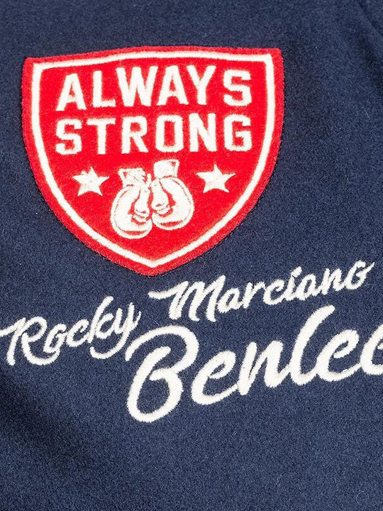 College Jacket Navy Blue
