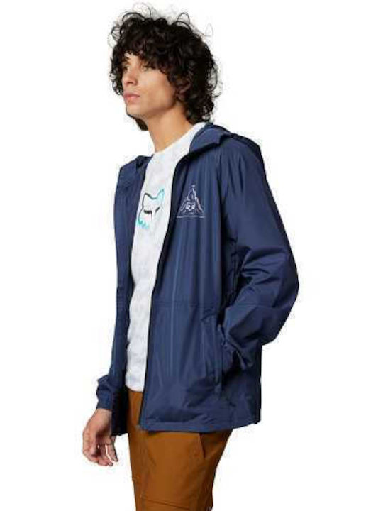 Fox Men's Jacket Windproof Blue