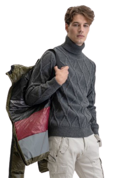 Winter Jacket Puffer Khaki