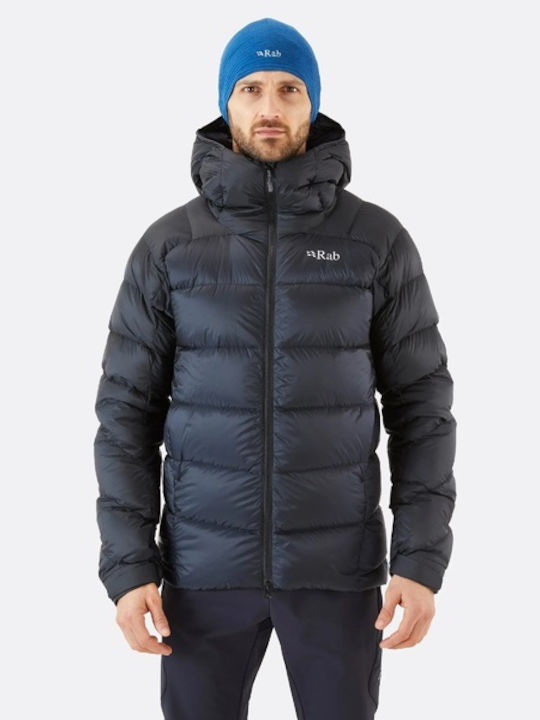 Rab Herren Winter Jacke Puffer Schwarz