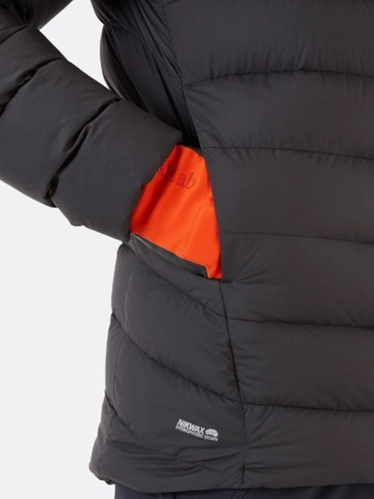 Alpine Χειμωνιάτικο Μπουφάν Puffer Μαύρο