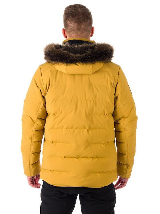 Northfinder Men's Winter Jacket Yellow