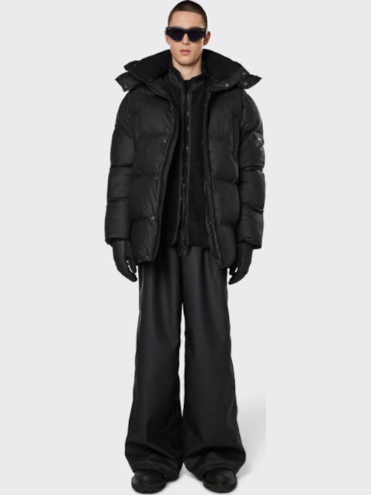 Winter Jacke Puffer Wasserdicht Schwarz