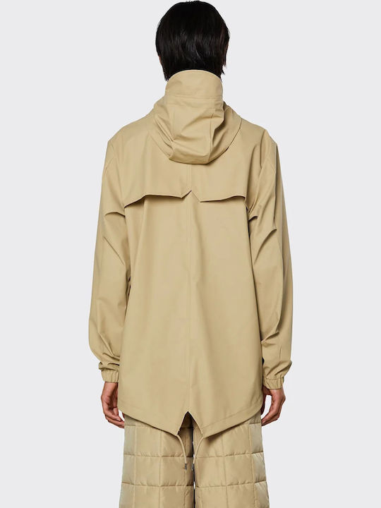 Rains Fishtail Jacket Beige