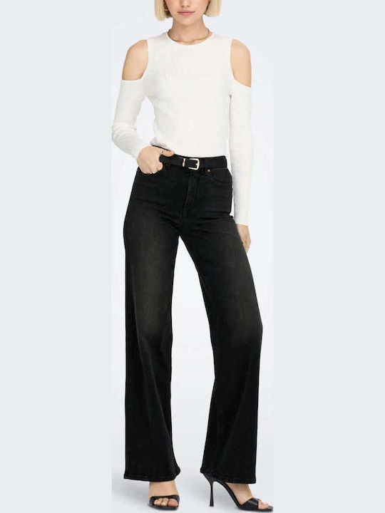 Blush Damenjeans in Weiter Linie Schwarz