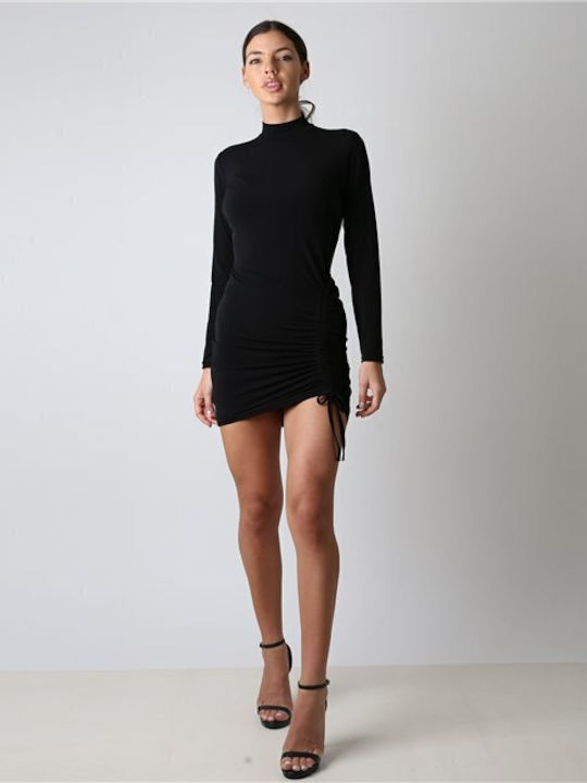 Chica Mini Rochie de Seară Negru