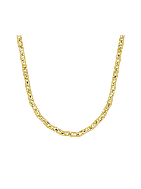 Kiriakos Gofas Gold Chain Neck 9K Thin Thickness 2.55mm