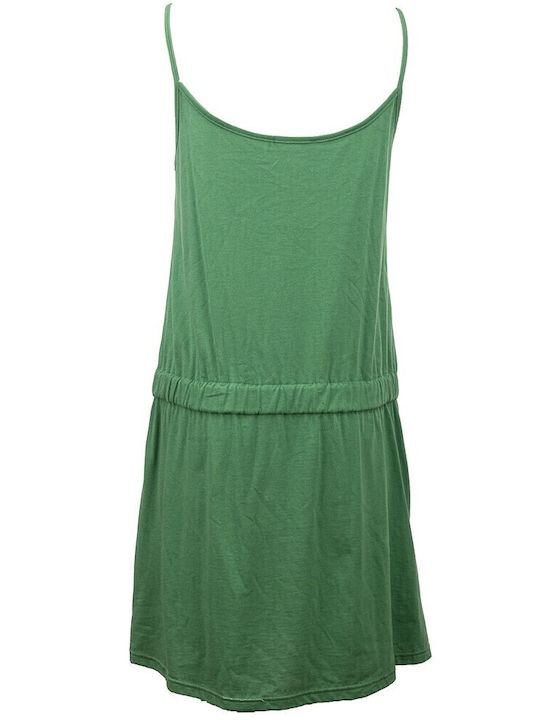 Sommer Mini Kleid Grün