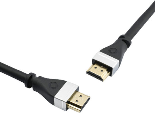 Oehlbach HDMI 2.1 Ultra High Speed 48Gbps 4K 120Hz HDR VRR Kabel HDMI-Stecker - HDMI-Stecker 1m Schwarz
